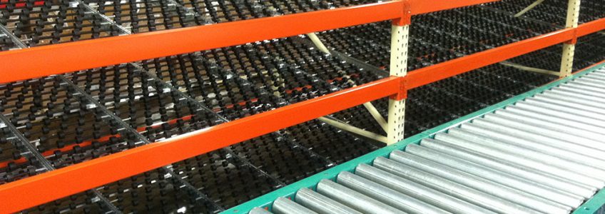 Gravity Conveyor Rack - Storage Solutions Inc