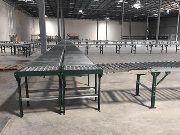 Gravity Roller Conveyor - Warehouse Optimizers, Inc.