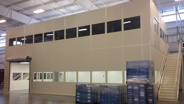 Two-Story Pre-Engineered Modular Office - Storage Solutions Inc. 