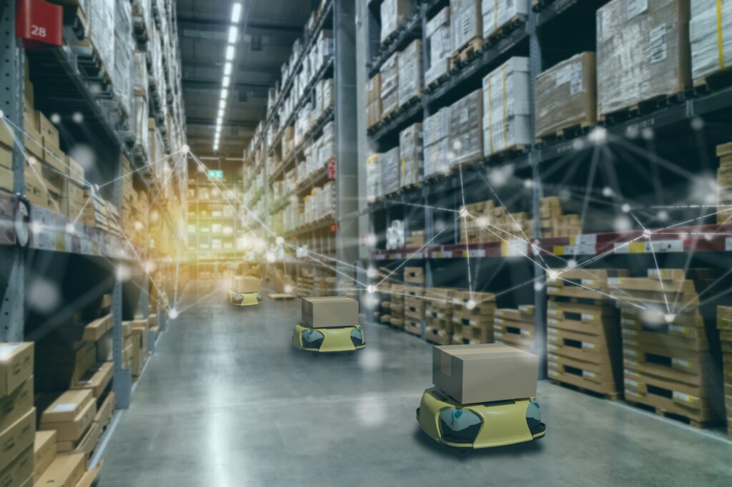 Warehouse AMRs -Storage Solutions Inc.