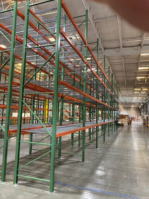 Pallet Rack with Wire Decking - Warehouse Optimizers Inc