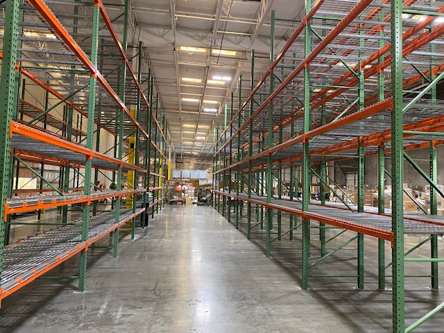 Pallet Rack with Wire Decking - Warehouse Optimizers Inc