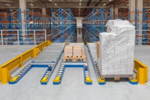 Floor Mounted Pallet Flow - Storage Solutions Inc.