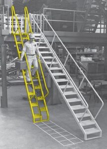 Alternating Tread Industrial Stairs - Storage Solutions Inc