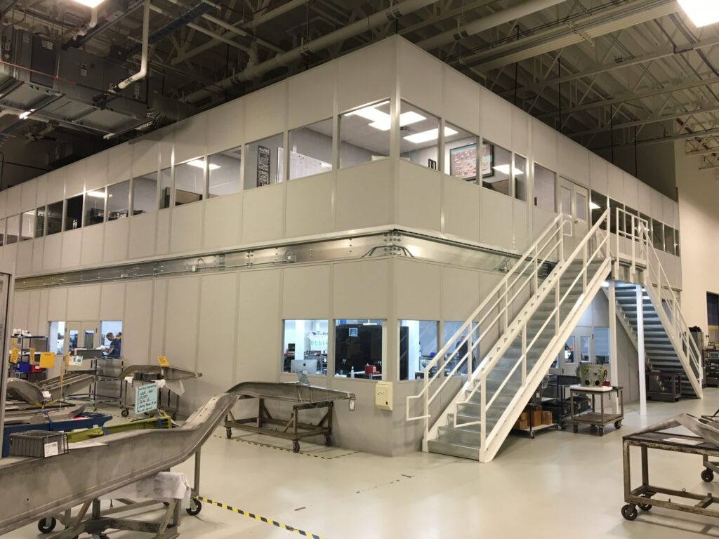 Modular offices using vertical space - Storage Solutions Inc. 
