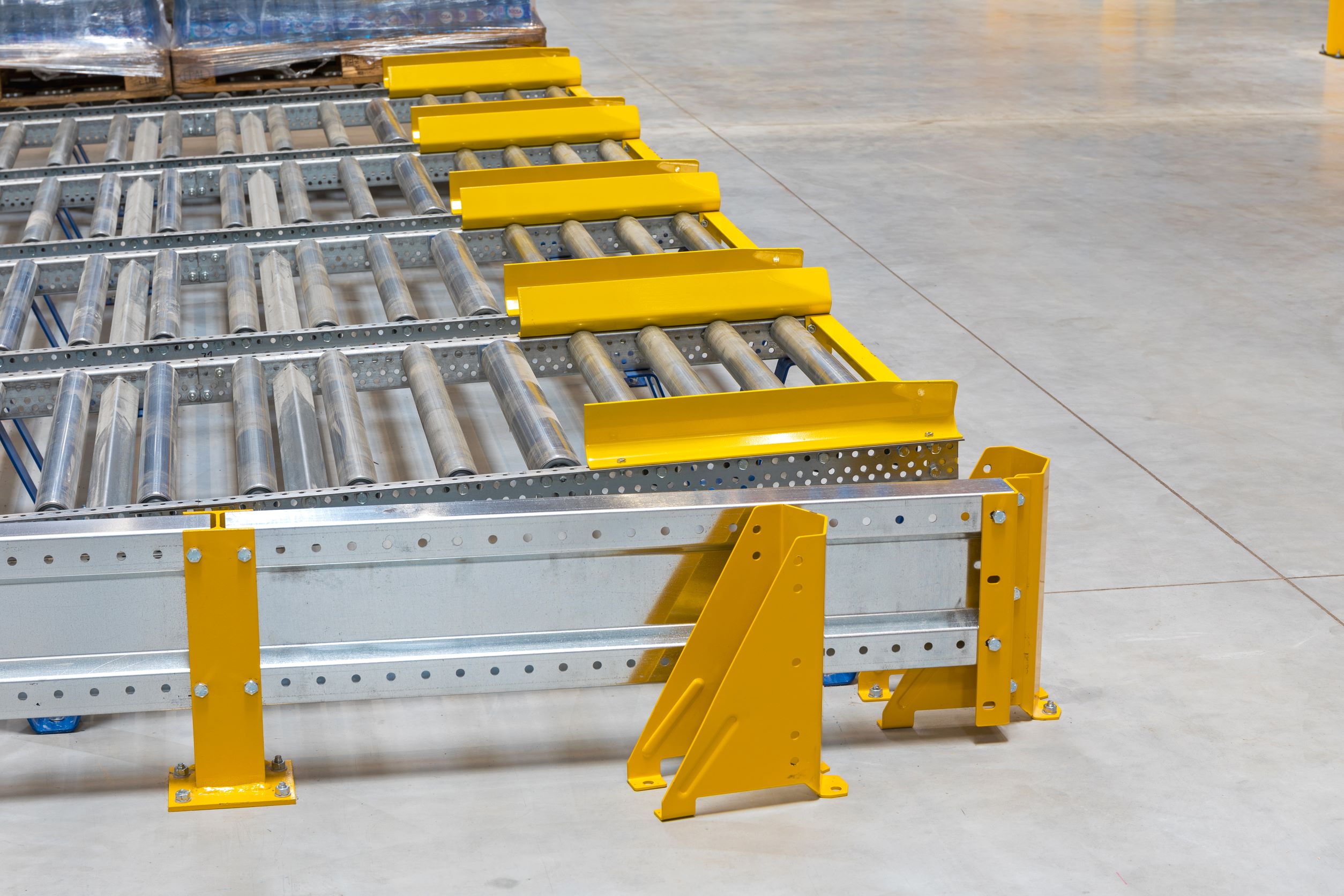 Roller Flow Rack - Warehouse Optimizers Inc